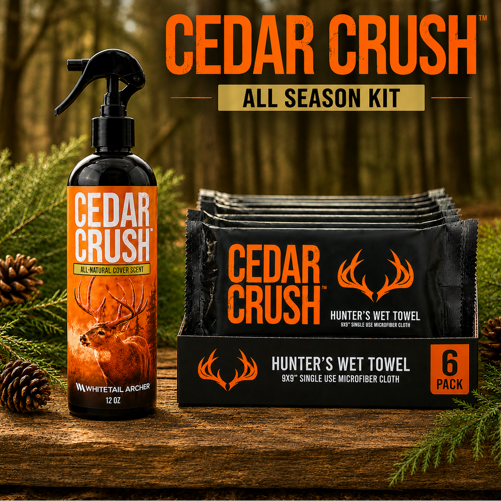 Cedar Crush All-Season Scent Control Kit – Spray + Hunter's Wet Towels