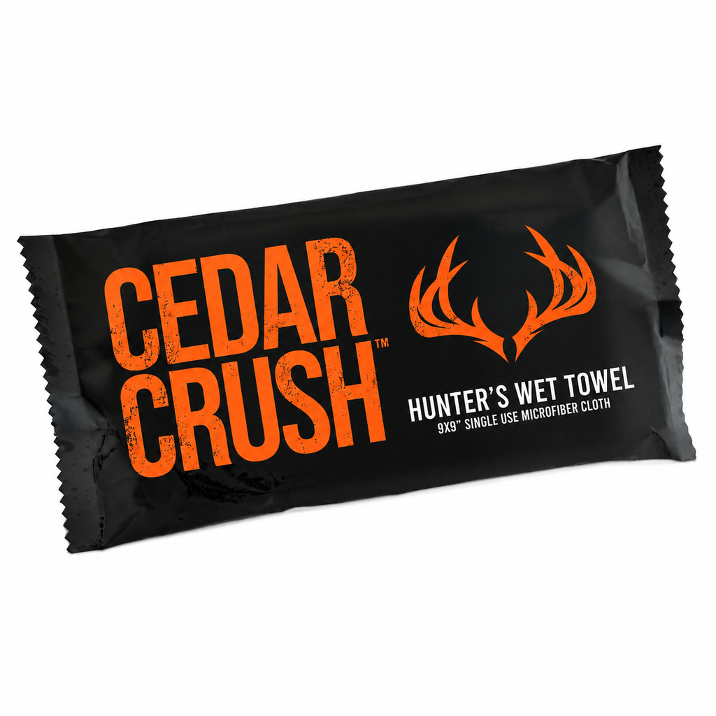 Cedar Crush All-Season Scent Control Kit – Spray + Hunter's Wet Towels